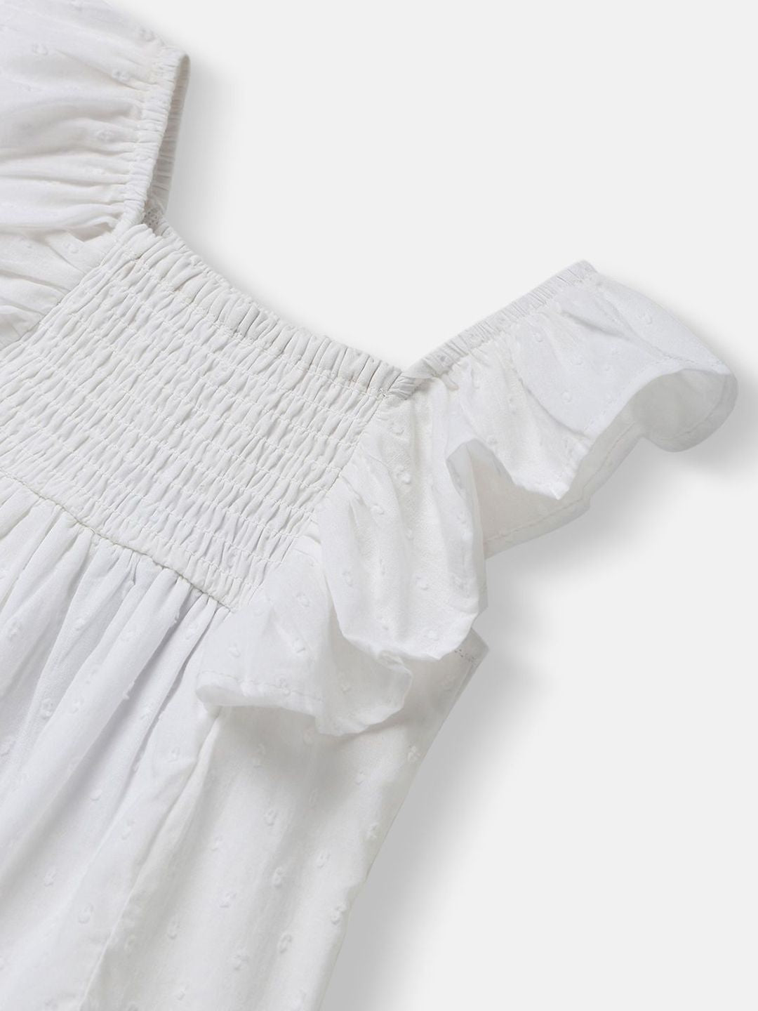 Nauti Nati Flutter Sleeve Ruffled Fit & Flare Dress