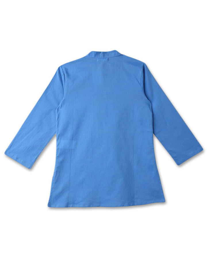 Nauti Nati Boys Ethnic Motifs Printed Regular Pure Cotton Kurta with Pyjamas