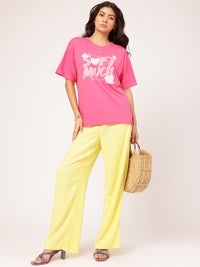 DressBerry Love Letters Printed Relaxed T-shirt