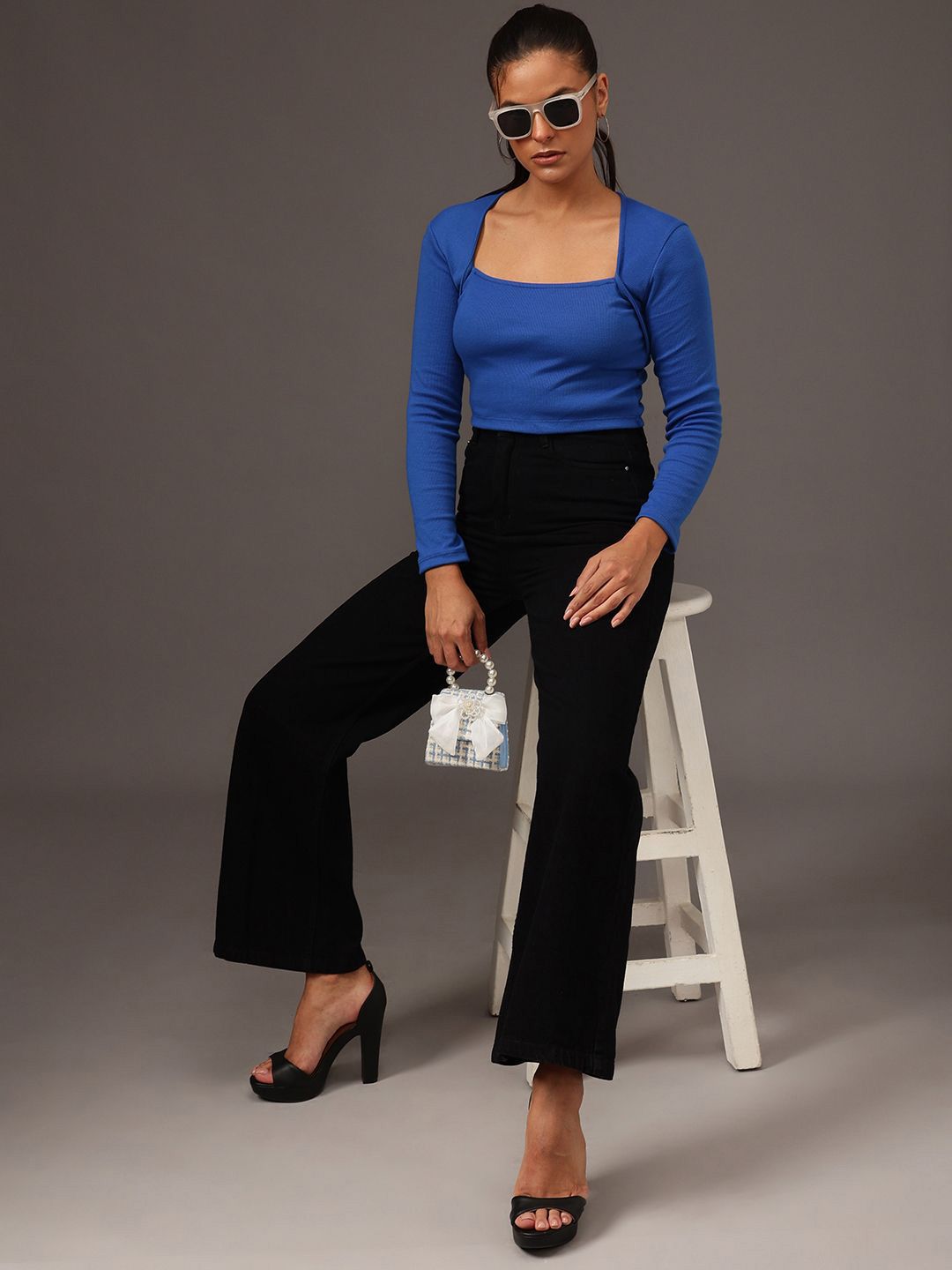 STREET 9 Pure Cotton Crop Top