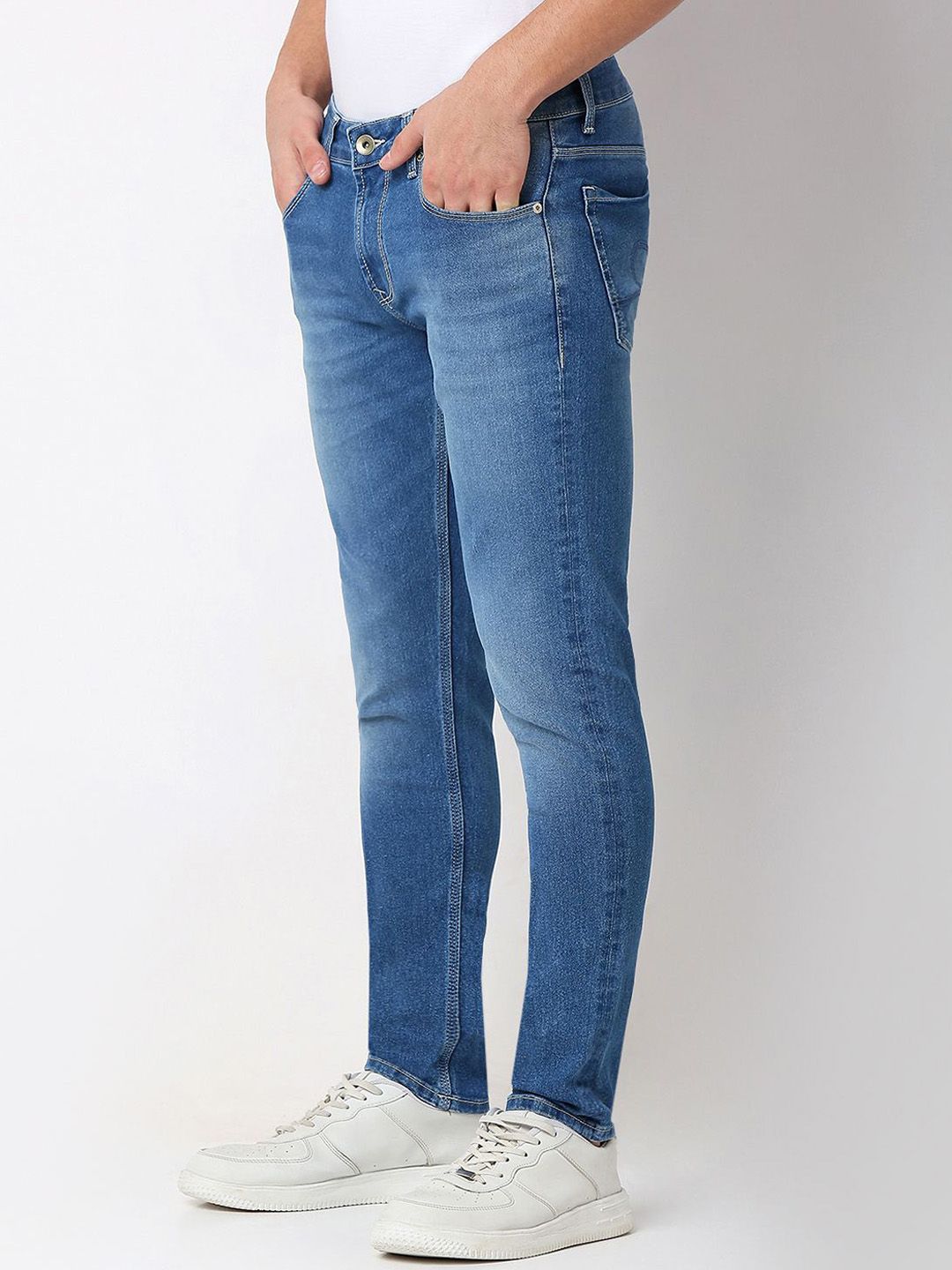 SPYKAR Men Cotton Mid-Rise Low-Rise Stretchable Jeans