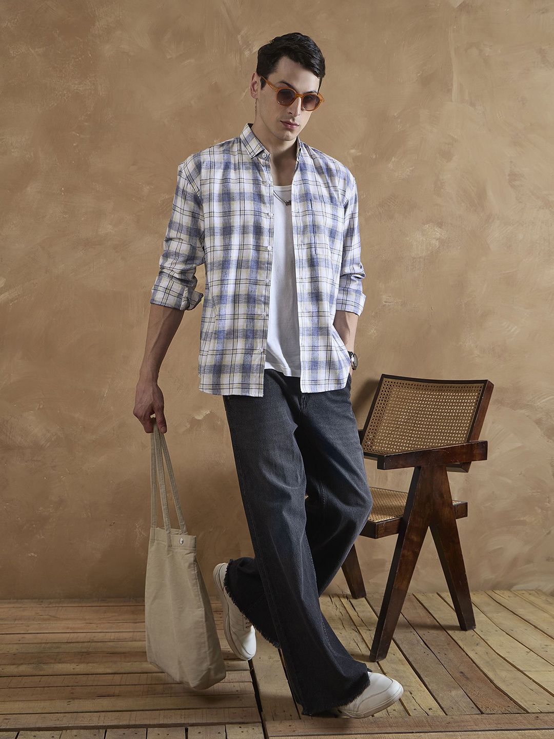 DENNISON Comfort Tartan Checks Casual Shirt