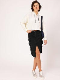 DressBerry Graphic printed Boxy Fit Sweatshirt