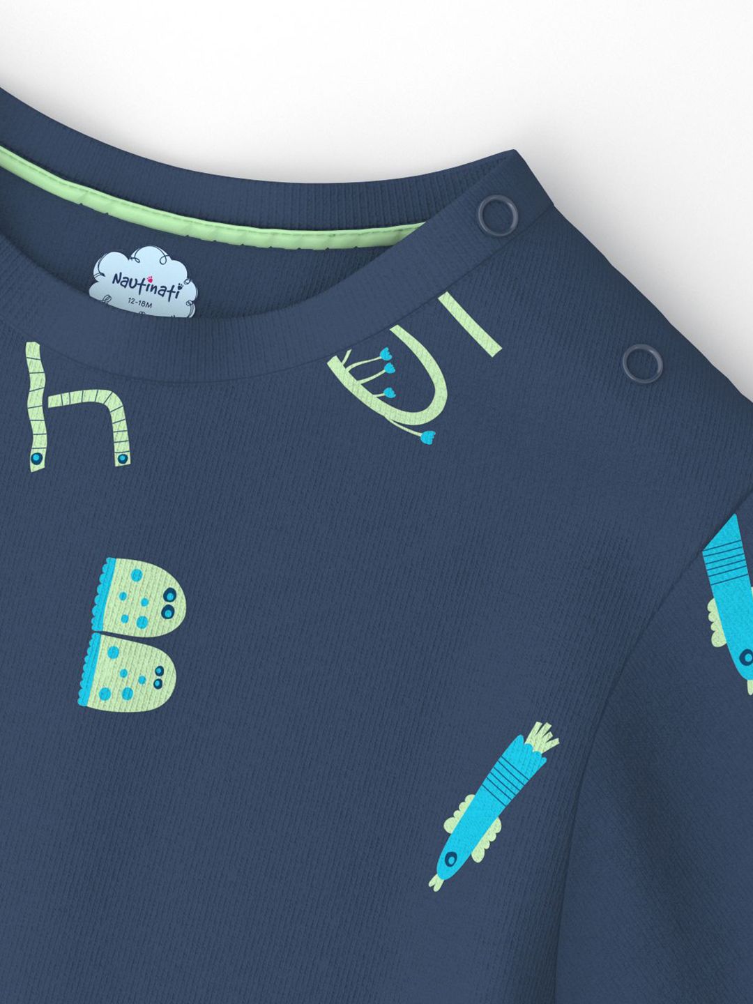 Nauti Nati Boys Pack Of 2 Printed Cotton T-shirt