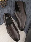 House of Pataudi Men Formal Slip On Loafers