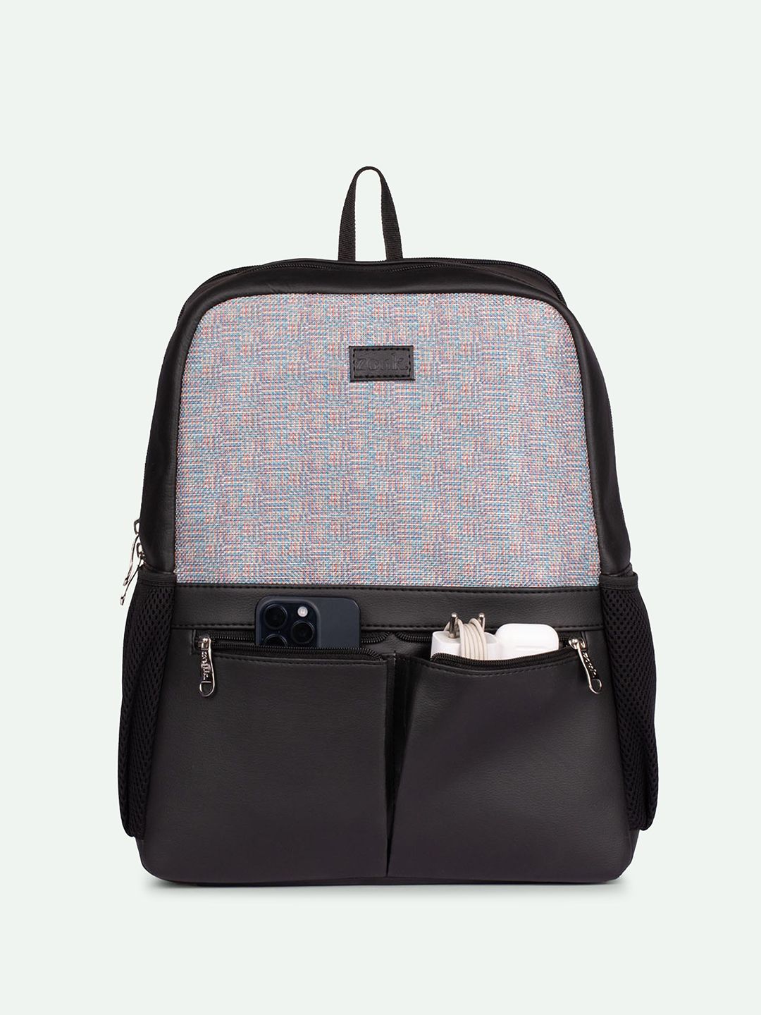 ZOUK Unisex Padded Backpack with Compression Straps