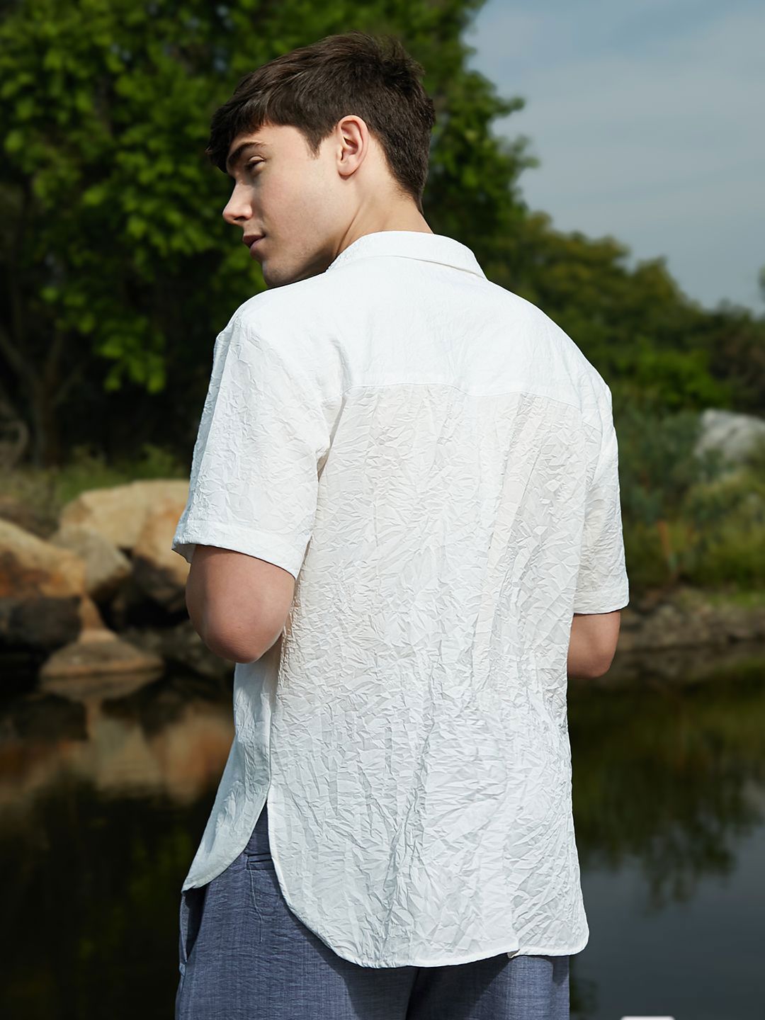 Campus Sutra Men Comfort Opaque Casual Shirt