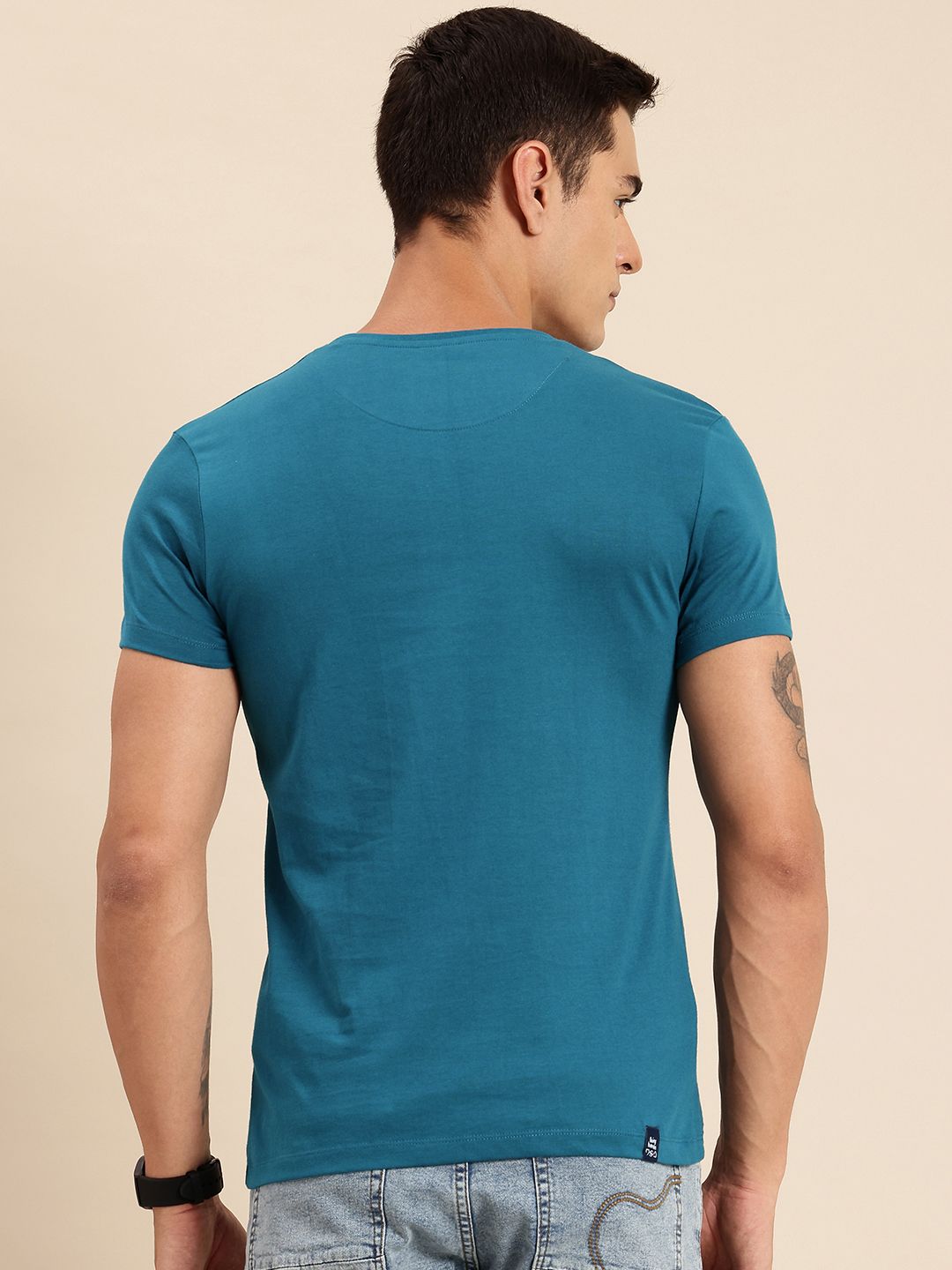 Being Human Pure Cotton Typography Printed T-shirt