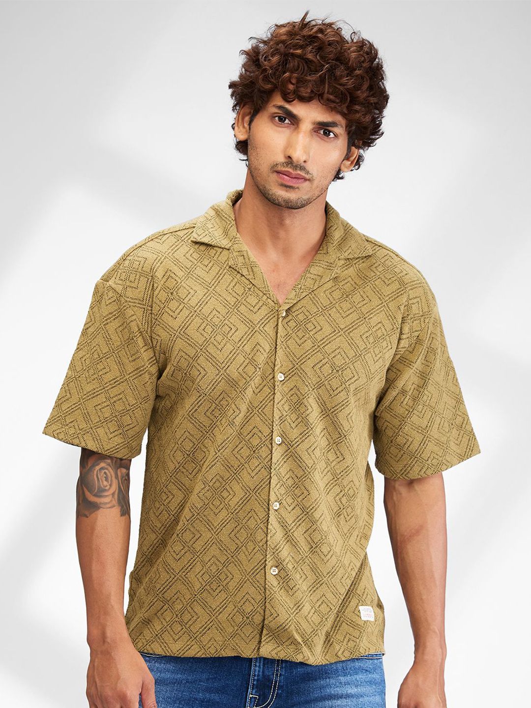 SPYKAR Men Floral Opaque Casual Shirt
