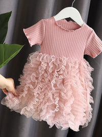 YK Girls Fit & Flare Dress