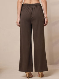 SASSAFRAS worklyf Women Relaxed Straight Leg Trousers