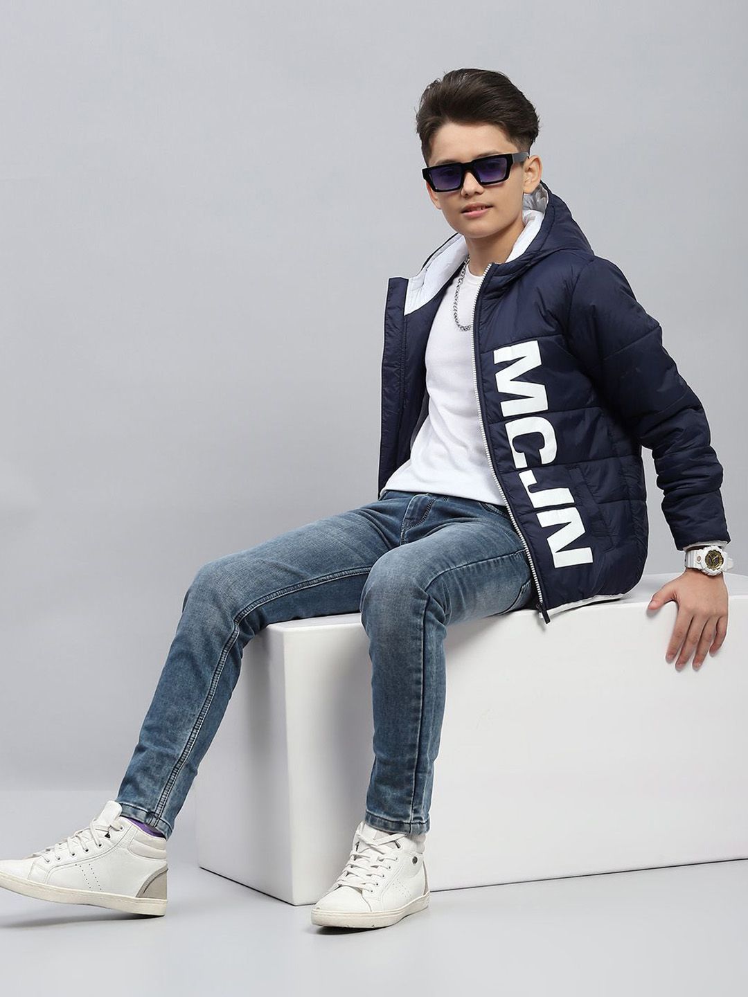 Monte Carlo Boys Nylon Puffer Jacket