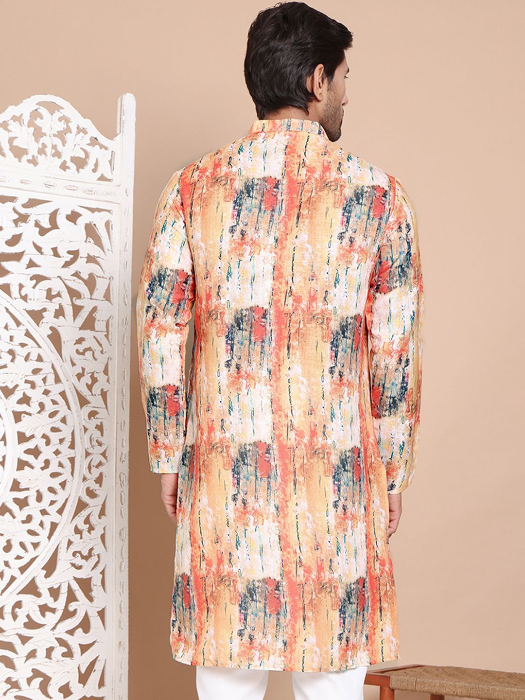 Jompers Men Printed Kurta