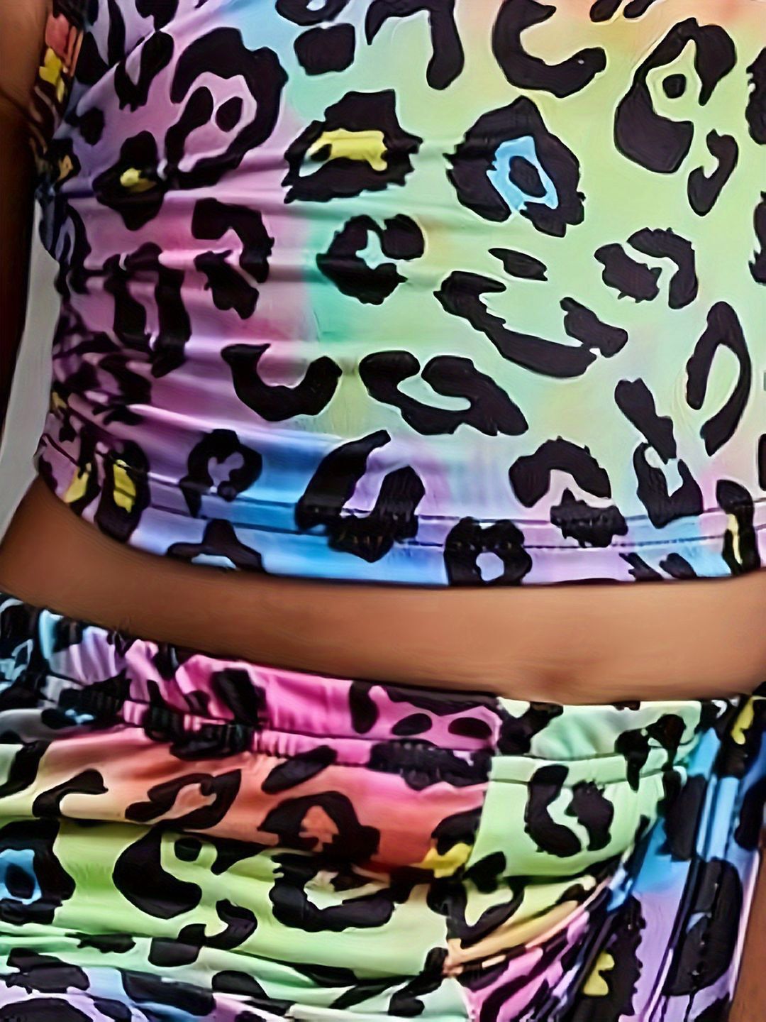 YK Girls Printed Top With Shorts