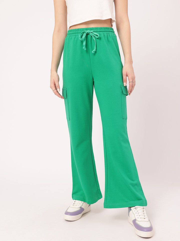 DressBerry Women Functional Fashion Cargo Style Track Pants