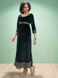 Vishudh Embellished Embroidered Maxi Dress