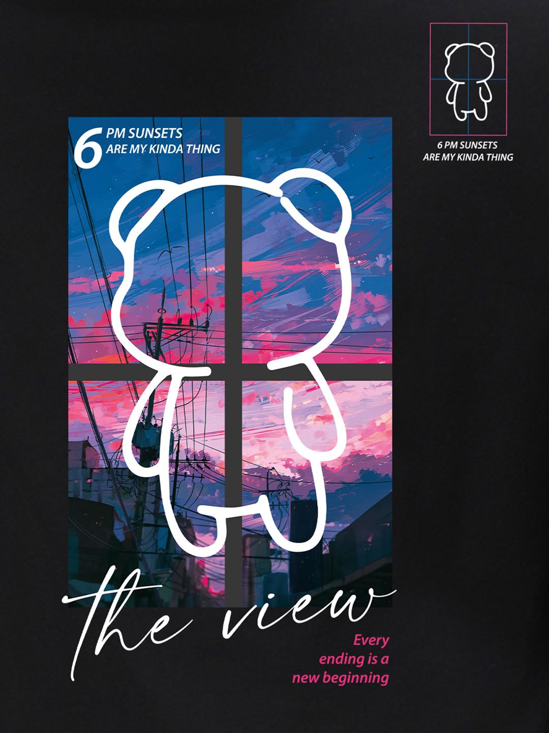 Bewakoof Graphic Printed Drop-Shoulder Sleeves Oversized Pure Cotton T-shirt