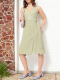 DressBerry Textured Treasures Wrap Dress