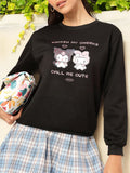 DressBerry Graphic Printed Sweatshirt