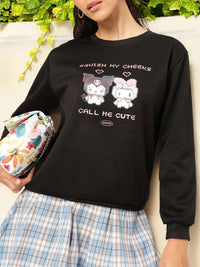 DressBerry Graphic Printed Sweatshirt