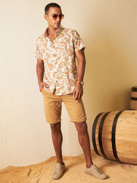 DENNISON Smart Block Printed Casual Shirt