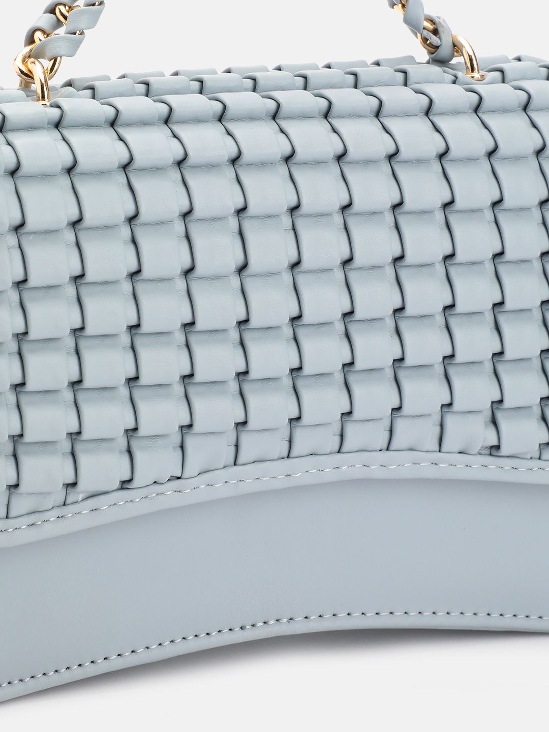 DressBerry Textured Structured Satchel