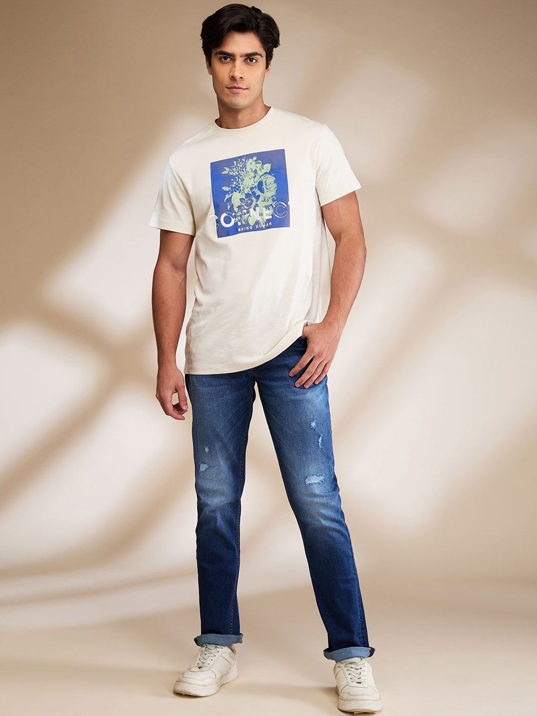 Being Human Men Dark Tone Jeans