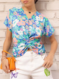 DressBerry Wildflower Wear Printed Twisted Top
