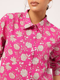 DressBerry Pattern Play Floral Print Shirt