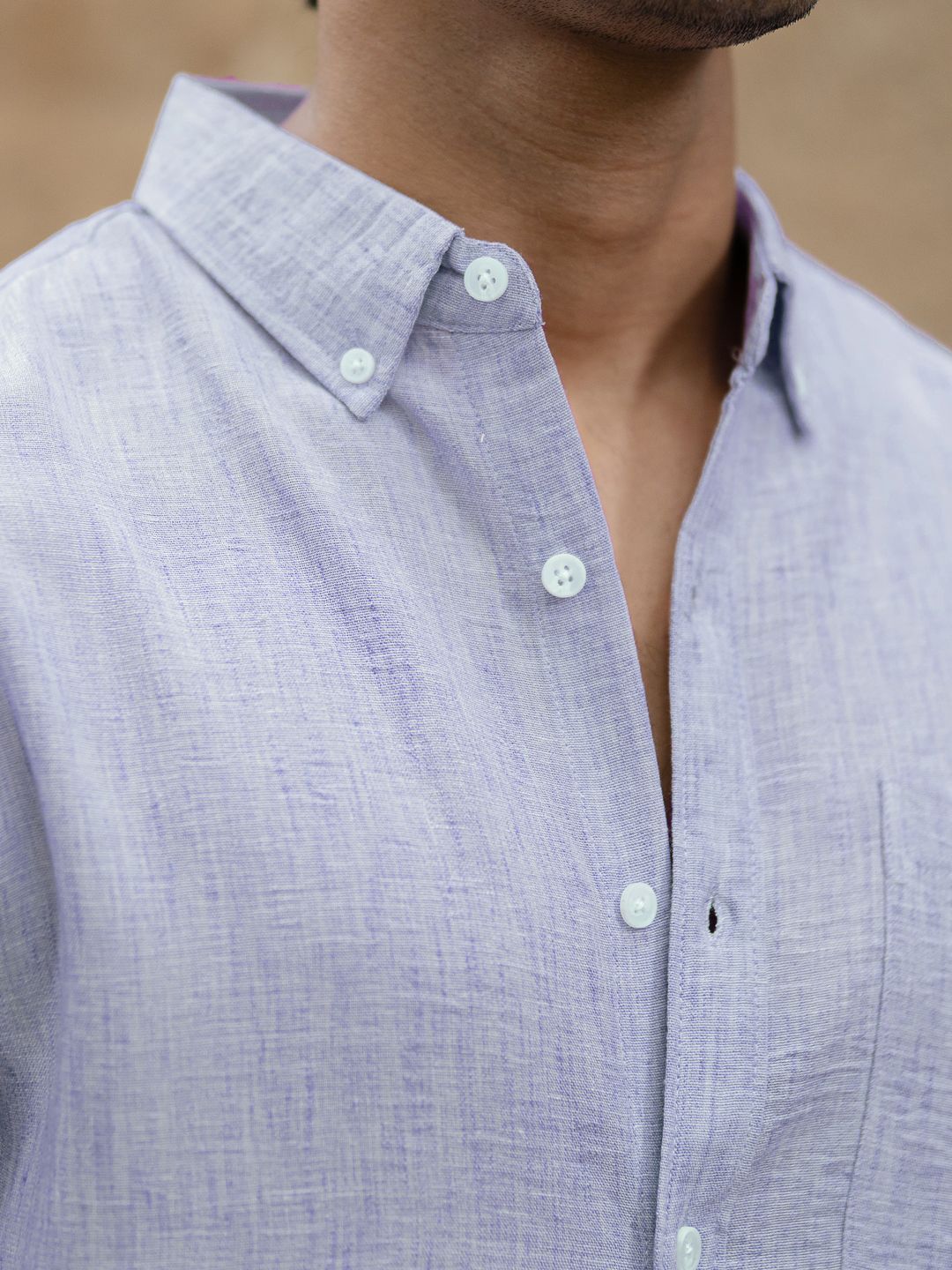 Powerlook Men Solid Spread Collar Casual Shirt