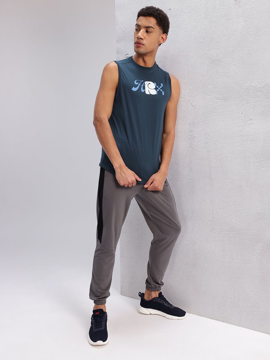 HRX by Hrithik Roshan Brand Logo Print Lifestyle T-shirt