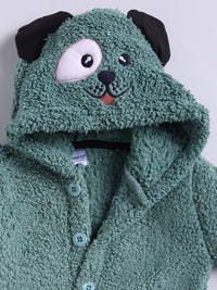 Moms Love Infant Boys Hooded Tailored Fleece Jacket