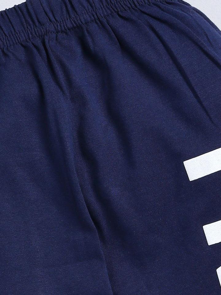 Moms Love Boys Graphic Printed Full Sleeves Tshirt With Joggers