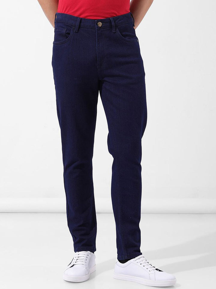 The Indian Garage Co Men Slim Fit Mid-Rise Stretchable Jeans