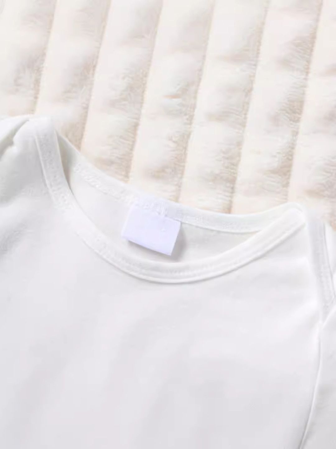 YK Infant Girls Bow Printed Bodysuit & Skirt Clothing Set