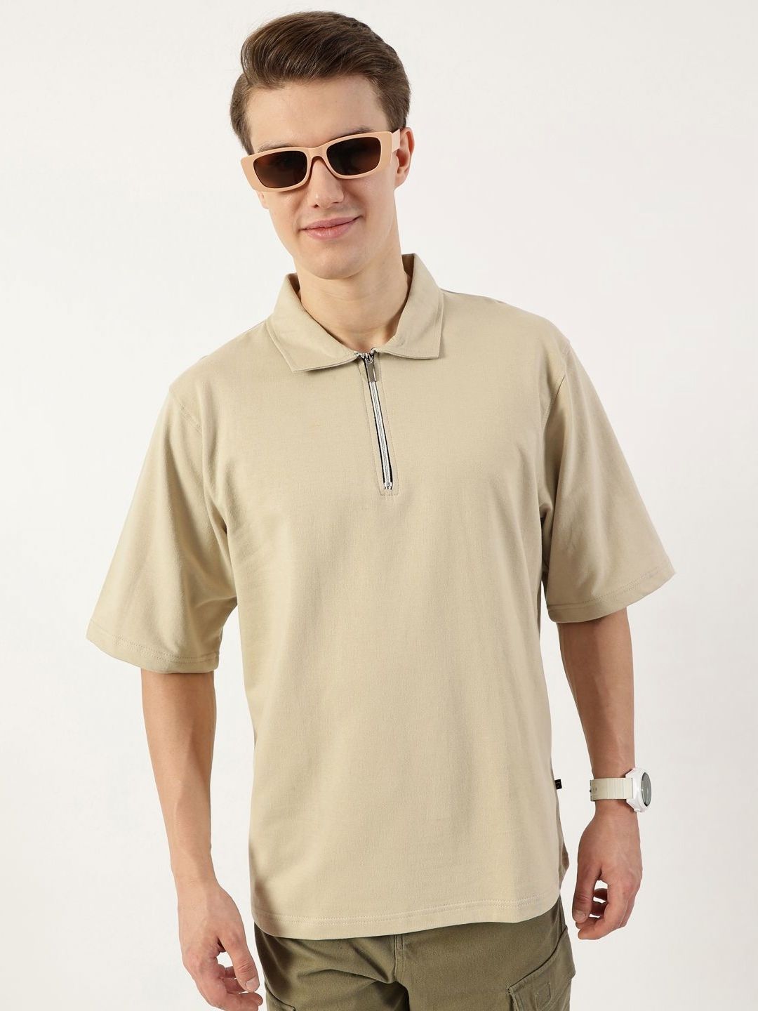 Thomas Scott Men Polo Collar Bio Finish T-shirt