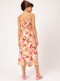 DressBerry Summer Bae Strappy Fit and Flare Maxi Dress