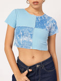 DressBerry Color Splash Crop Top