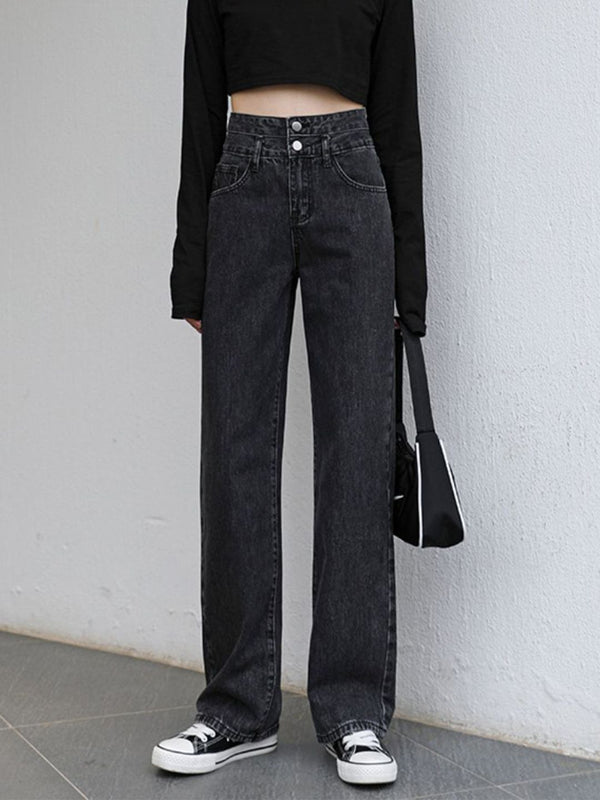 DressBerry Women Straight Fit Light Fade Cotton Jeans