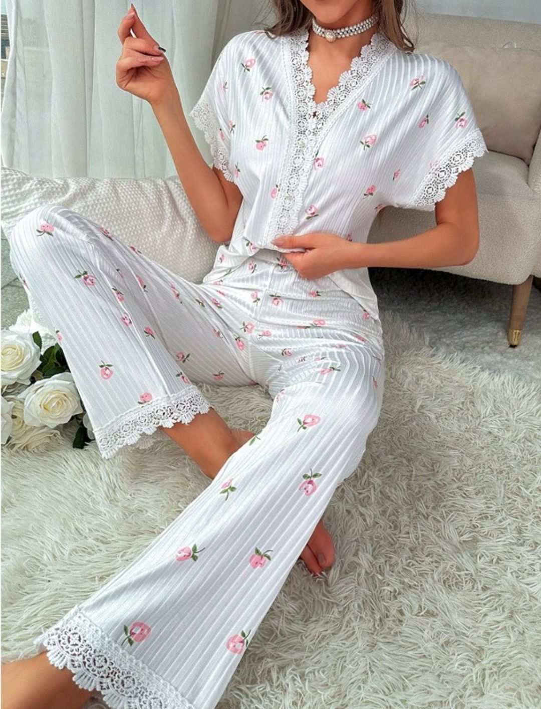 DressBerry Women Printed Night suit