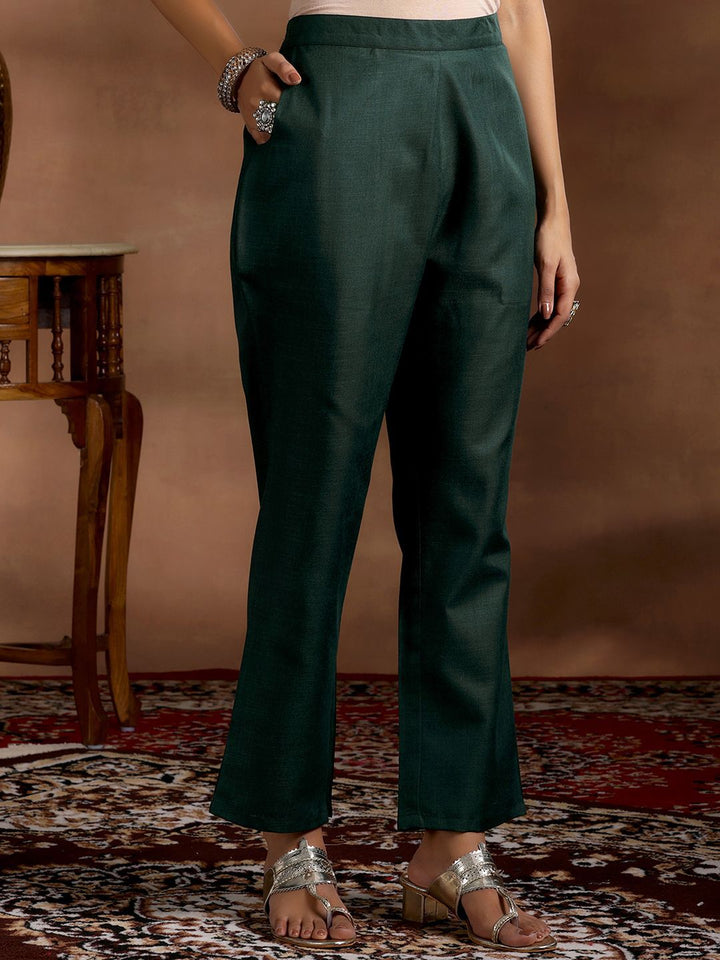 Libas Notched Neck Straight Kurta with Trousers & Dupatta