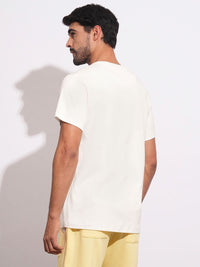 Being Human Men Brand Logo Printed Slim Fit T-shirt