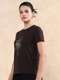 RAREISM Women Printed Pockets T-shirt