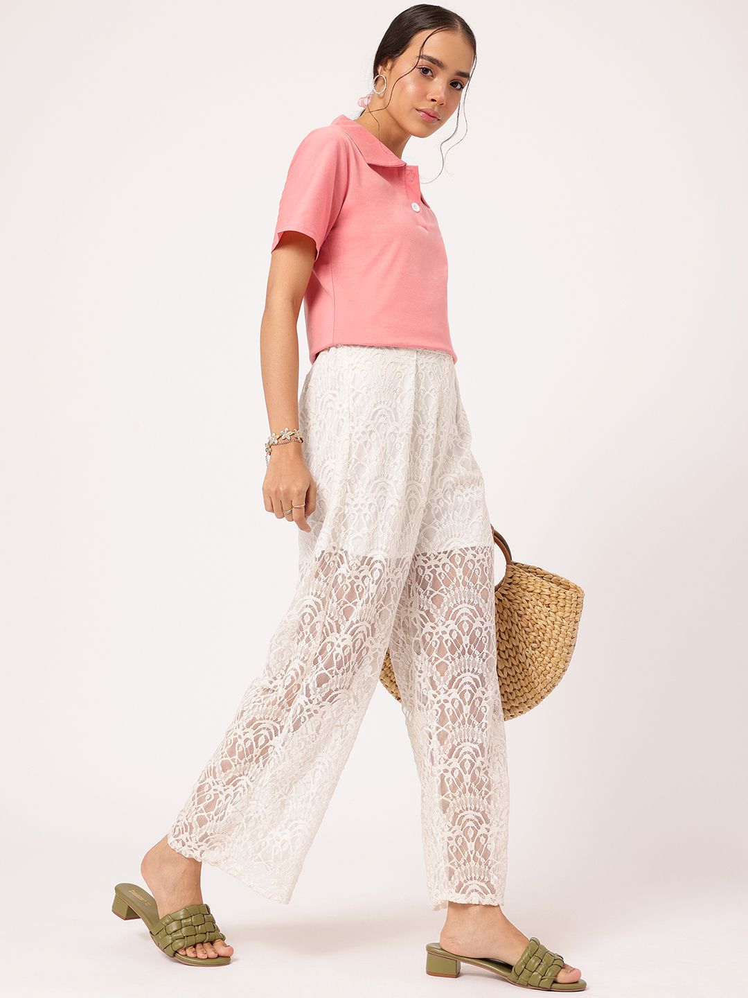 DressBerry Pastel Perfection Polo Neck T-shirt