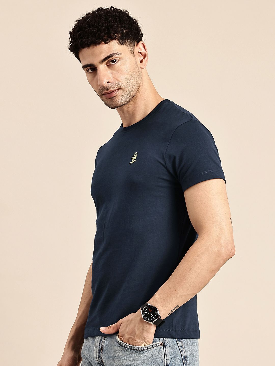 Being Human Crew Neck Pure Cotton T-Shirt