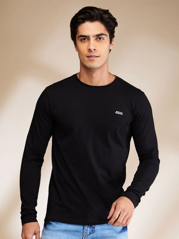Being Human Men Typography Printed Round Neck Cotton T-shirt
