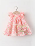 YK Floral Print A-Line Dress