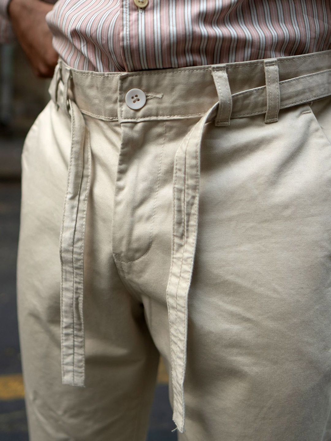 Powerlook Men Regular Fit Cotton Chinos Pants