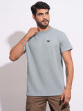 Being Human Men Solid Round Neck Cotton T-shirt