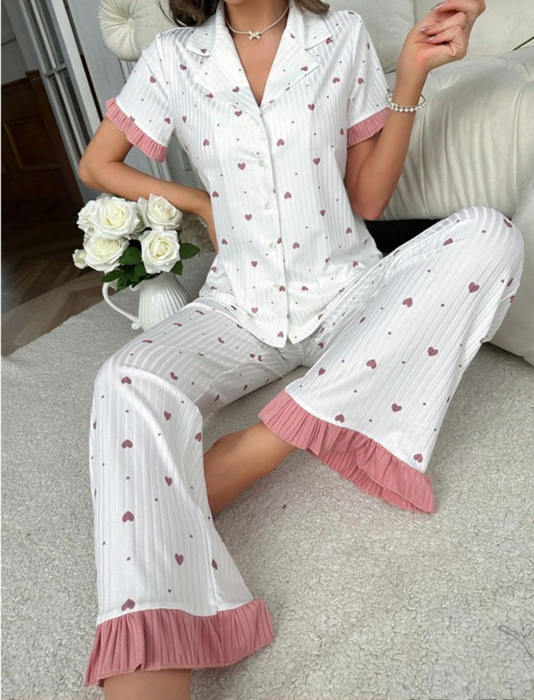 DressBerry Women Printed Night suit
